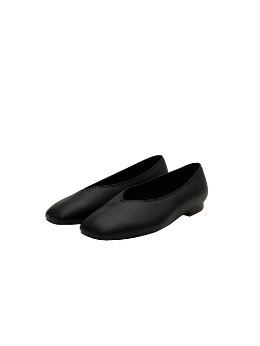 BASE FLAT SHOES (SOFT BLACK) - Atelier de LUMEN