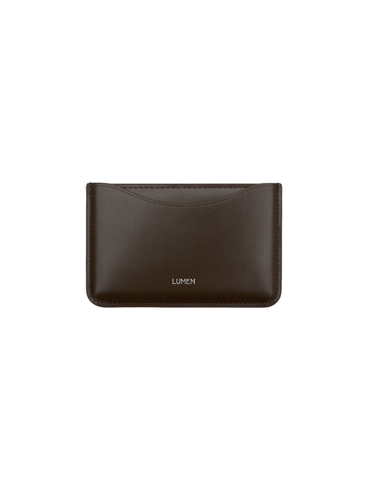 HOLDER CARD CASE (MATT BROWN) - Atelier de LUMEN