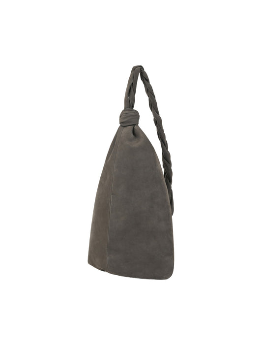 [LUMEN X IHNN] BOJAGI SLING BAG (NUBUCK CHARCOAL) - Atelier de LUMEN