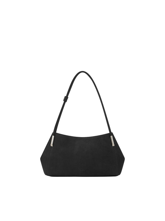 MARRON DEMI BAG (NUBUCK BLACK) - Atelier de LUMEN