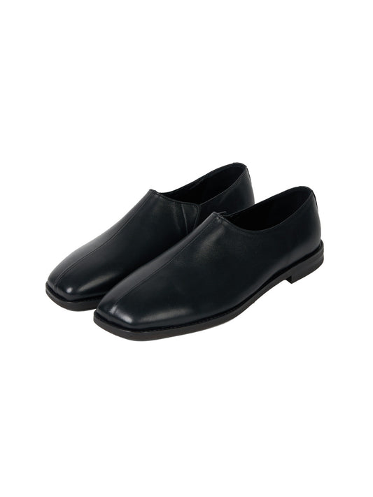 MEN'S BASE TOP LOAFERS (SOFT BLACK) - Atelier de LUMEN