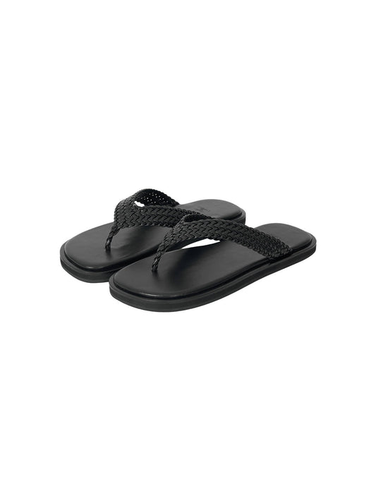 MEN'S WOVEN FLIP (SOFT BLACK) - Atelier de LUMEN