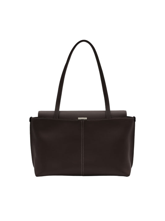 PANIER FLAP BAG (ORGAN BROWN) - Atelier de LUMEN