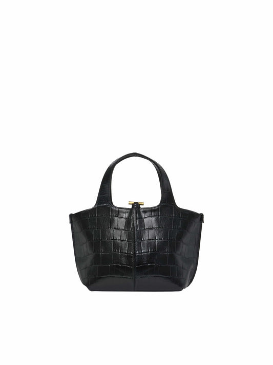 PANIER PETIT BAG (PATTERN BLACK) - Atelier de LUMEN