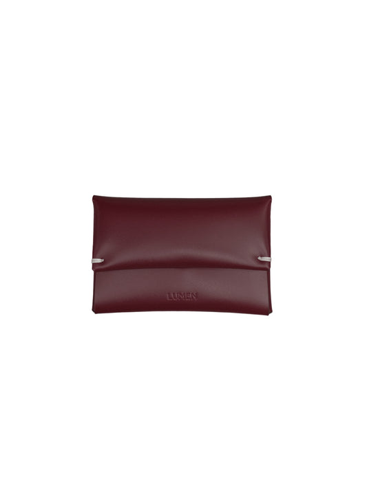 PLIER CARD HOLDER (MERLOT RED) - Atelier de LUMEN
