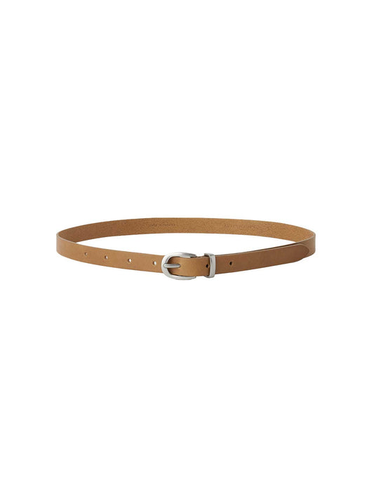 SOBRE LEATHER BELT (TAN BROWN) - Atelier de LUMEN
