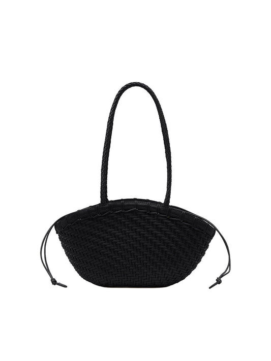 TWIG BASKET SHOULDER BAG (DRIED BLACK) - Atelier de LUMEN