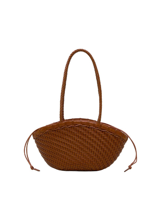 TWIG BASKET SHOULDER BAG (DRIED TAN) - Atelier de LUMEN