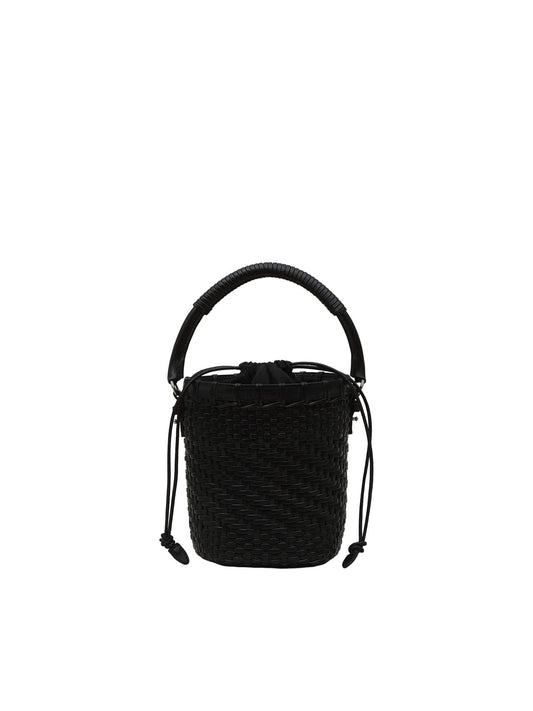TWIG BASKET TOTE BAG (DRIED BLACK) - Atelier de LUMEN