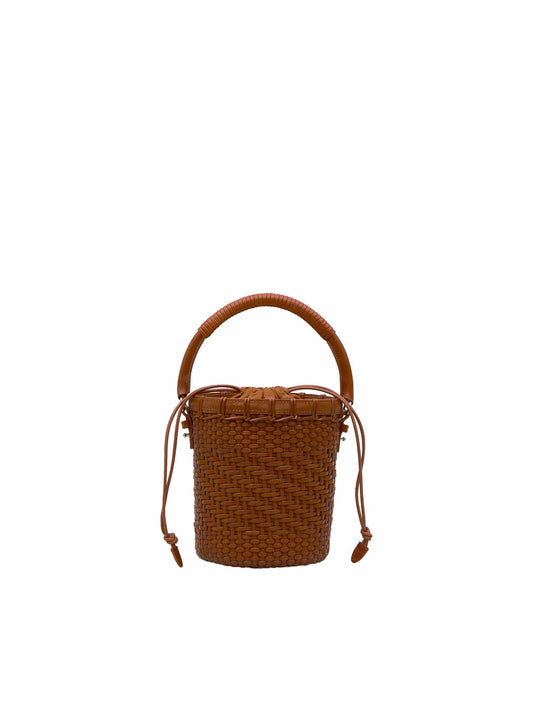 TWIG BASKET TOTE BAG (DRIED TAN) - Atelier de LUMEN