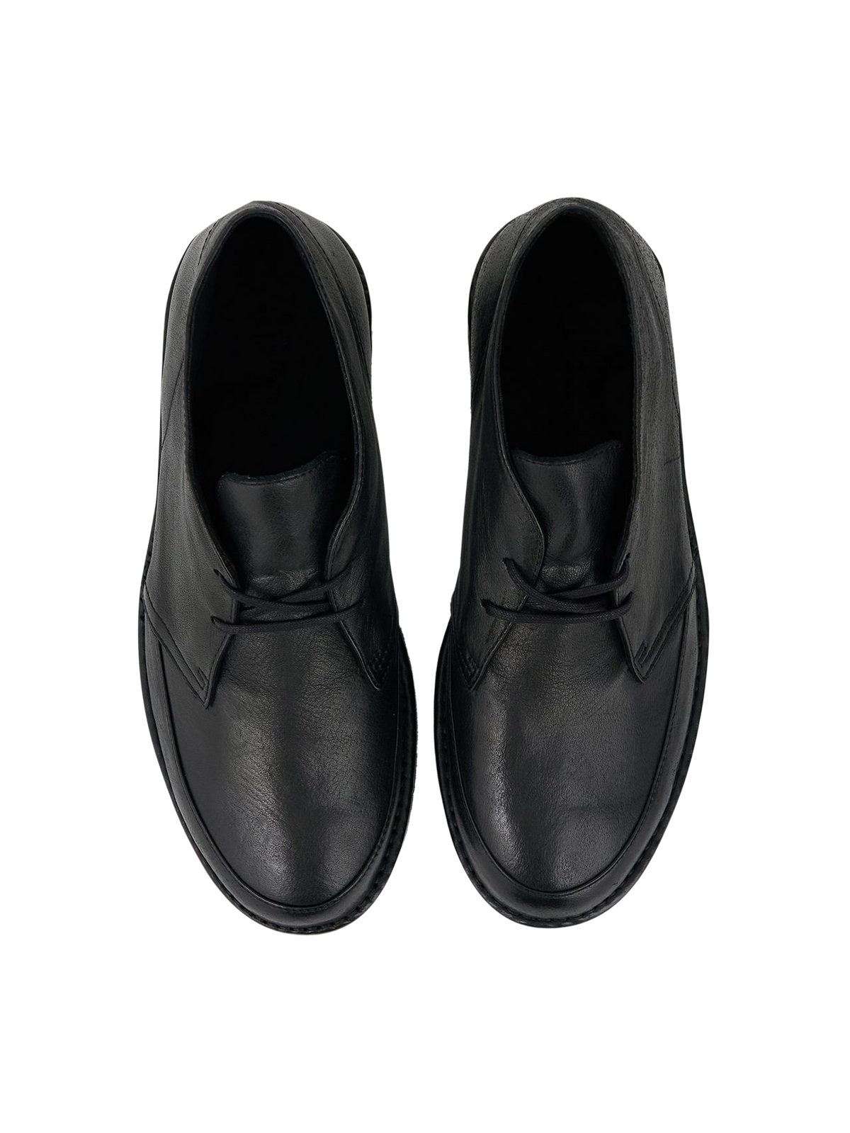 LOWE DESERT BOOTS (SOFT BLACK) - Atelier de LUMEN