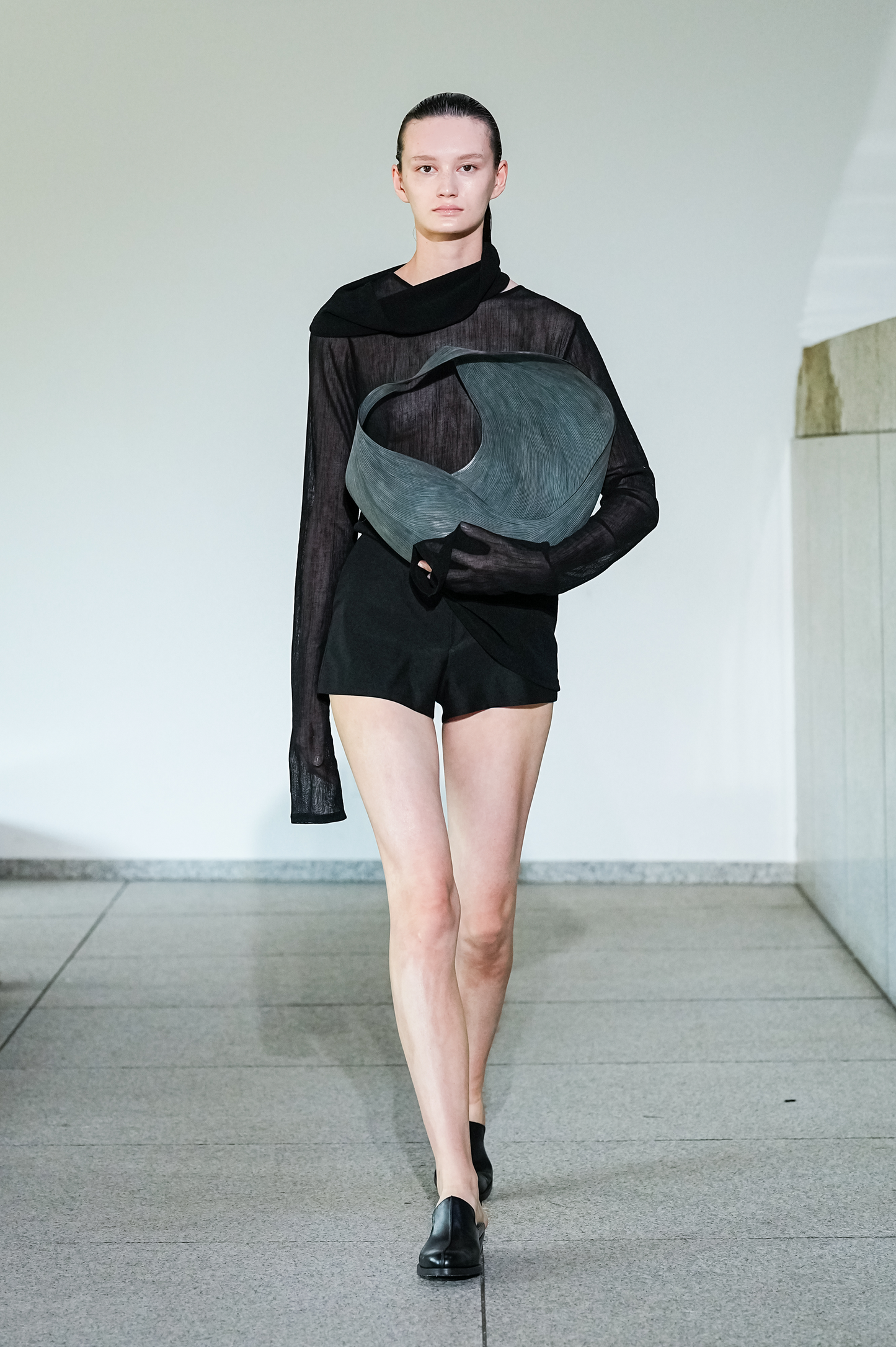 [LUMEN X IHNN] WESTERN HEELED MULES (OAK BROWN)