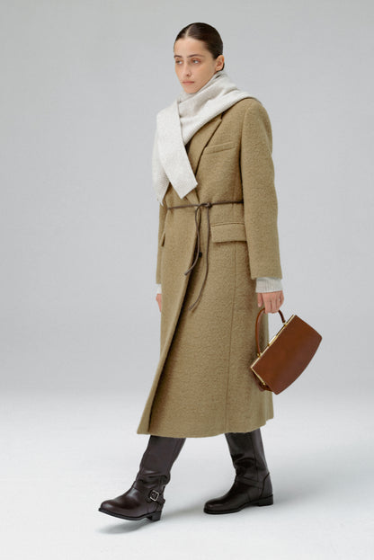 LUNE FORME TOTE BAG (OAK BROWN)