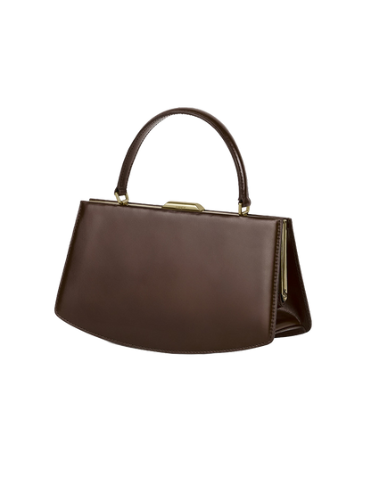 LUNE FORME TOTE BAG (OAK BROWN)