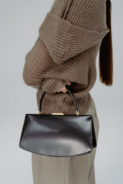 LUNE FORME TOTE BAG (SOFT BLACK)