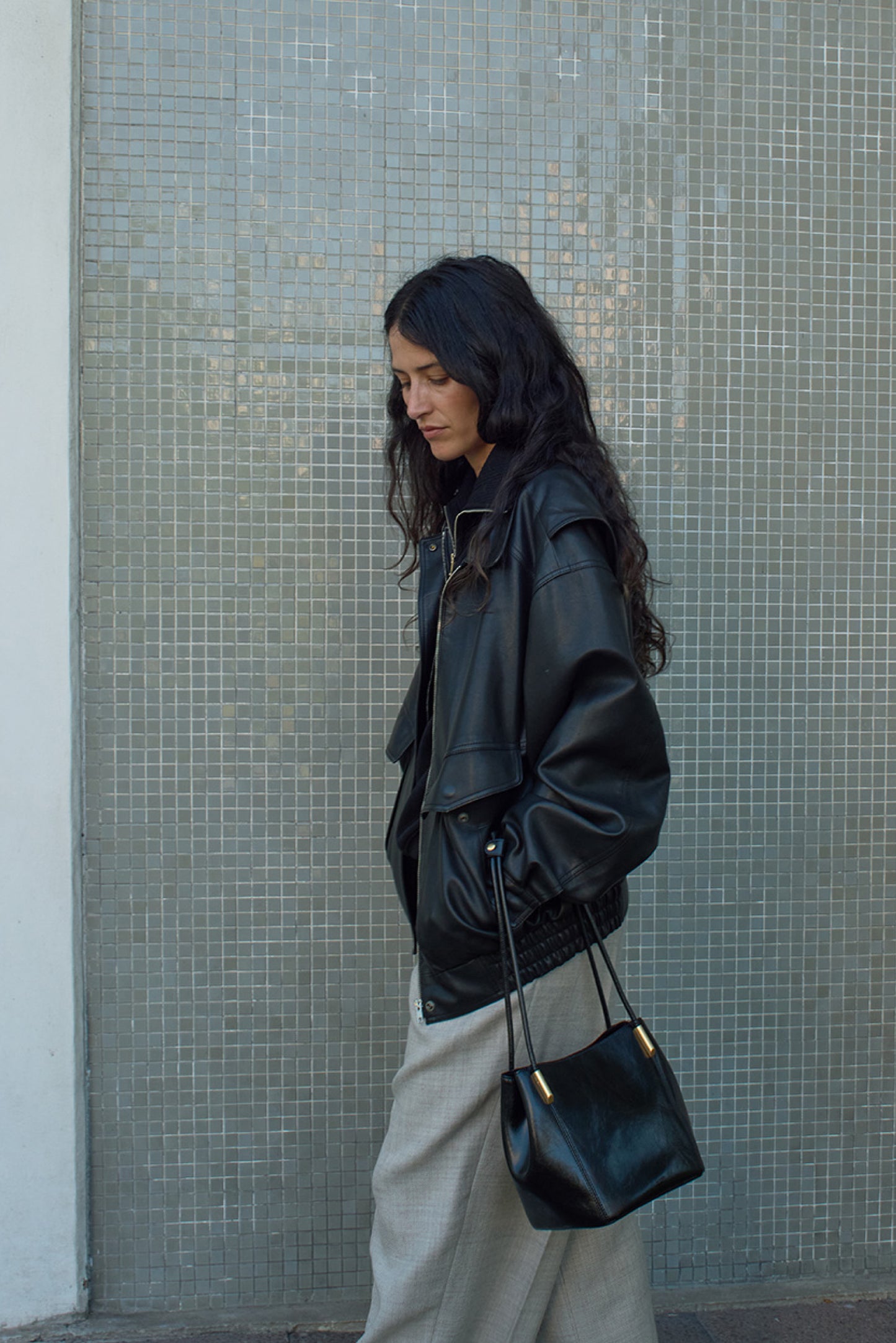 MARRON BAG (SOFT BLACK)