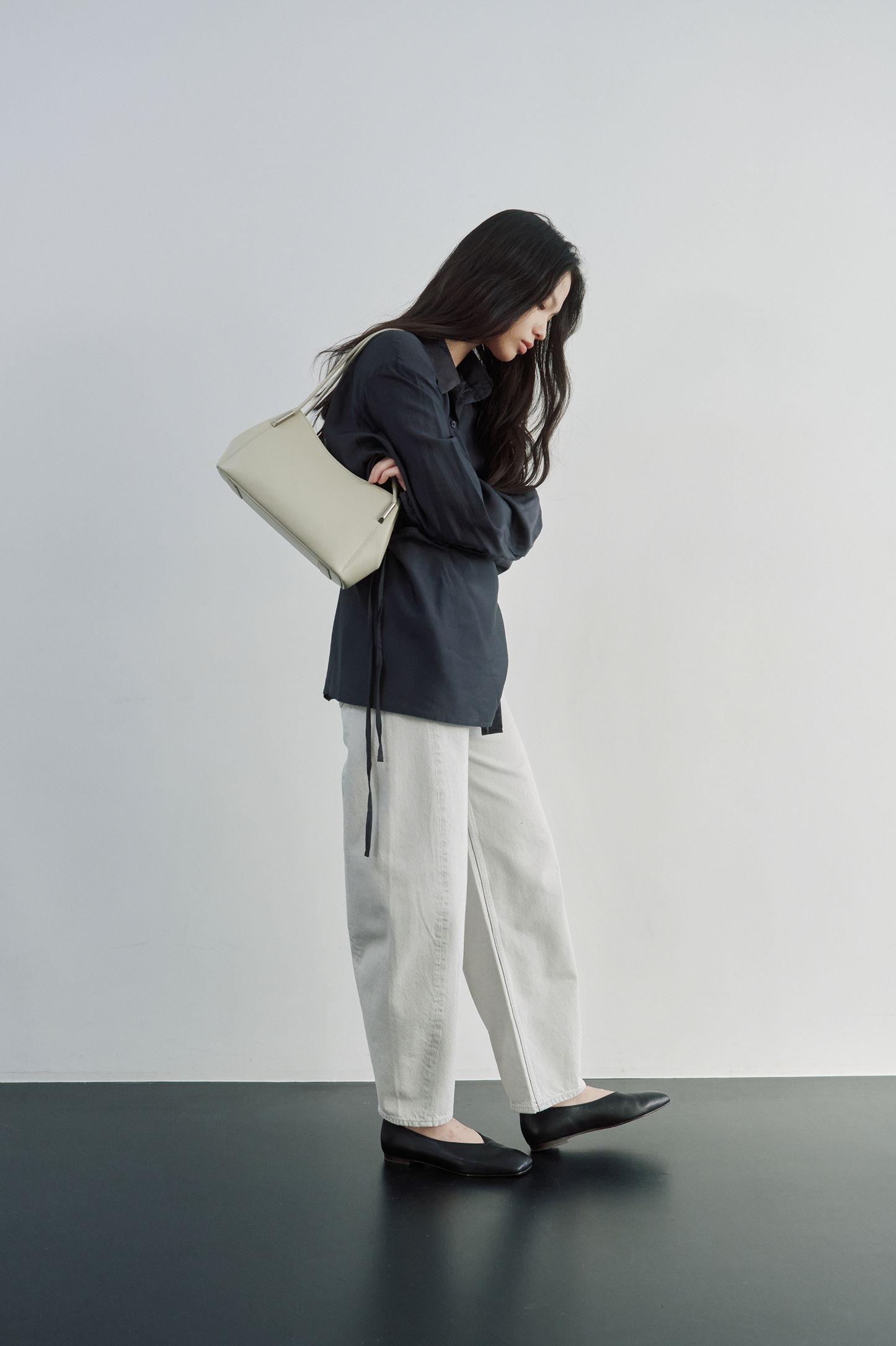 MARRON DEMI BAG (PORCELAIN WHITE)