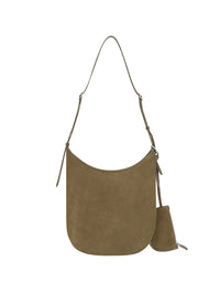 MOON BAG (SUEDE CAMEL)