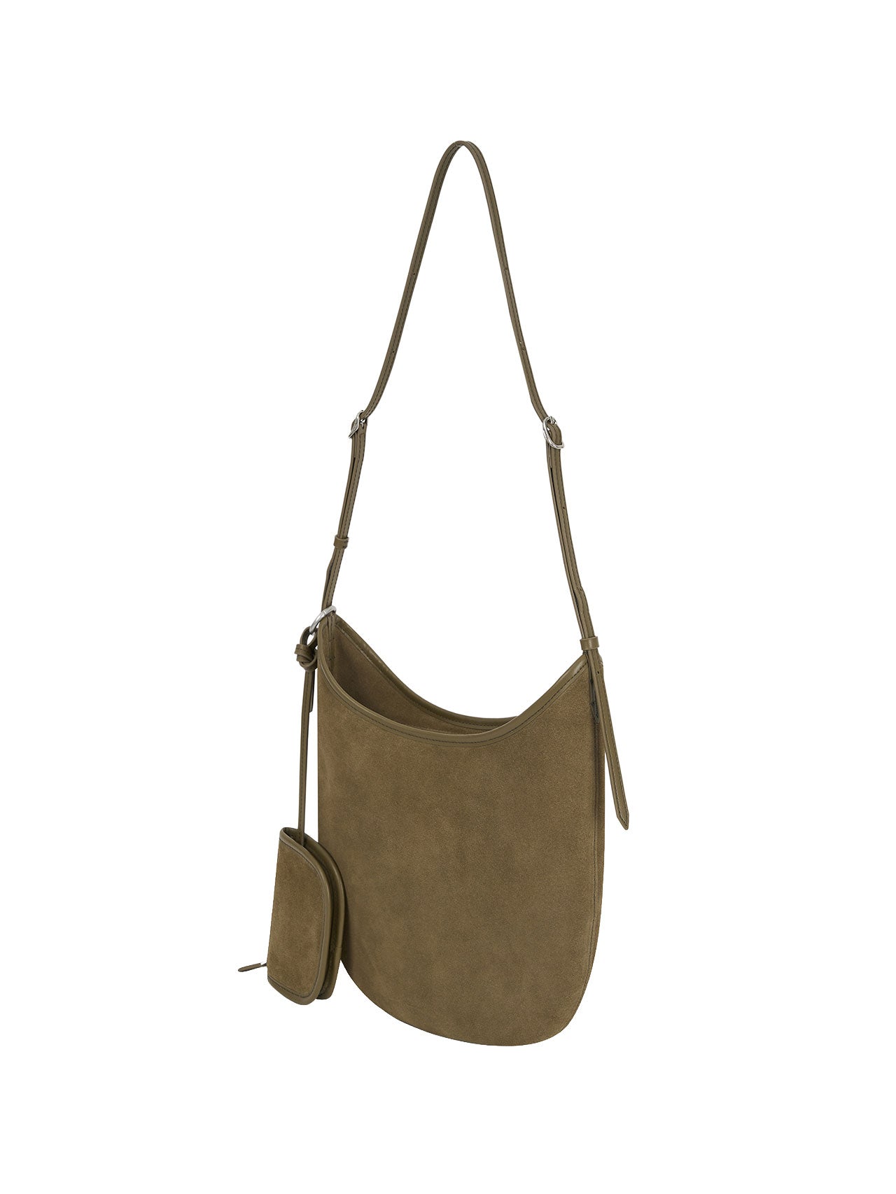 MOON BAG (SUEDE CAMEL)