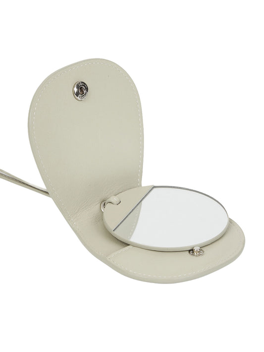 MOON MIRROR CHARM (PORCELAIN WHITE)