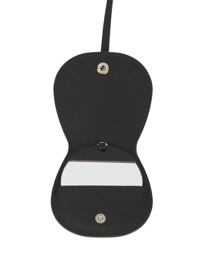 MOON MIRROR CHARM (VINTAGE BROWN)