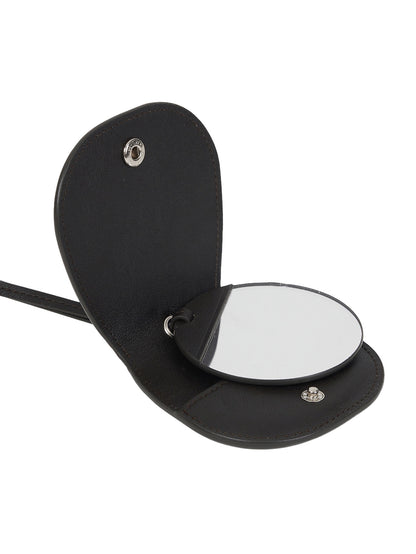 MOON MIRROR CHARM (VINTAGE BROWN)