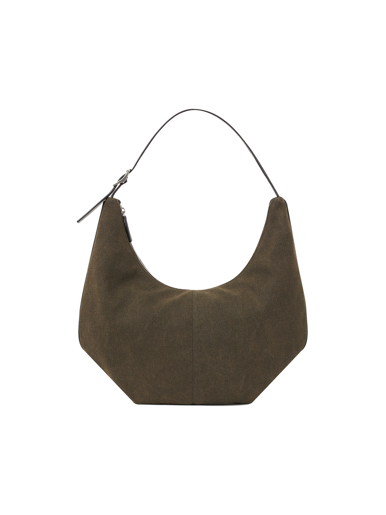 MOSSY HOBO BAG (CANVAS KHAKI)