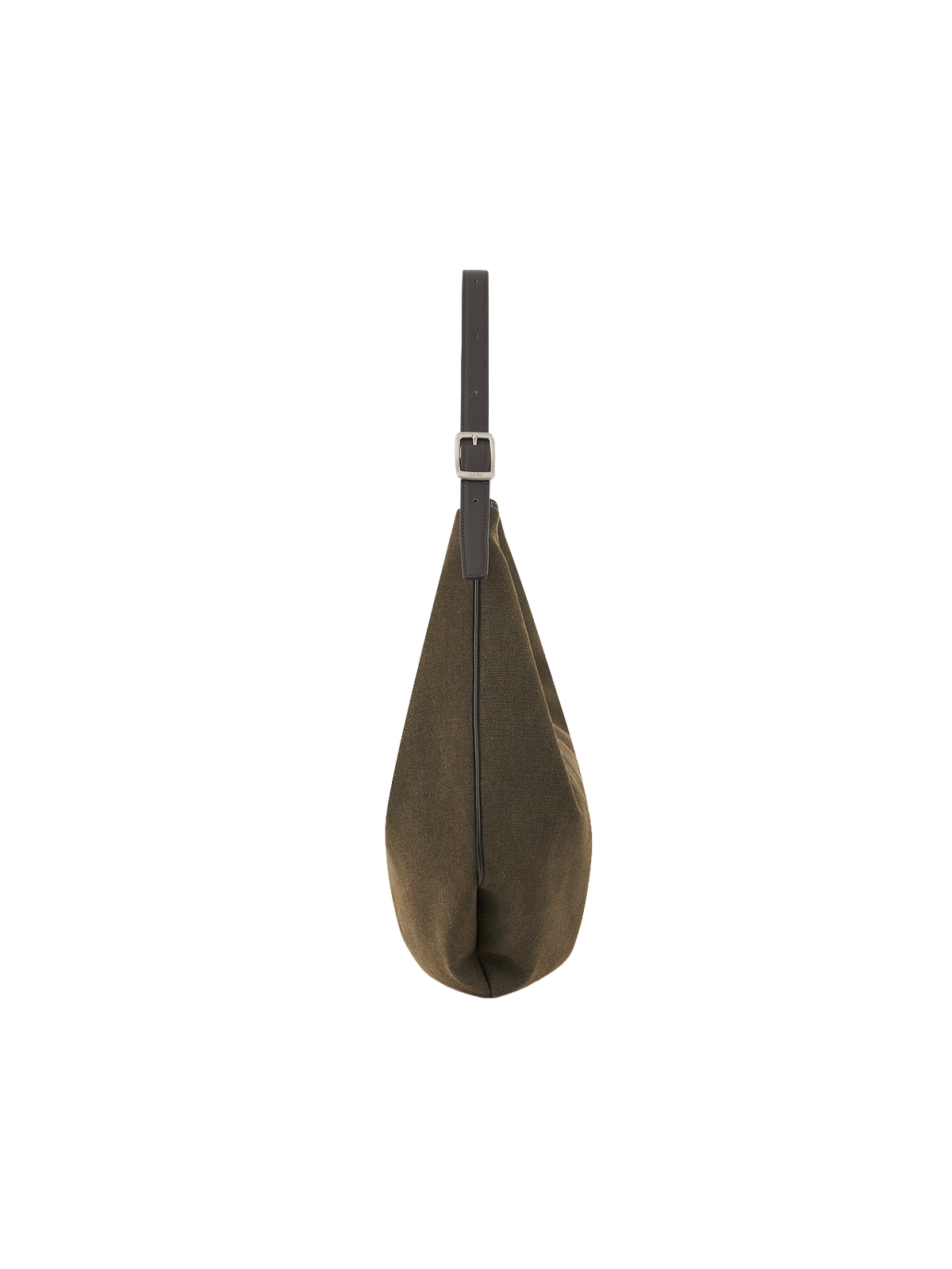 MOSSY HOBO BAG (CANVAS KHAKI) - Atelier de LUMEN