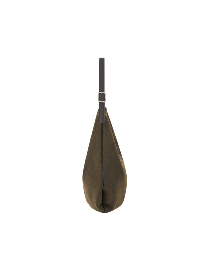 MOSSY HOBO BAG (CANVAS KHAKI)