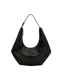 MOSSY HOBO BAG (LEATHER BLACK)