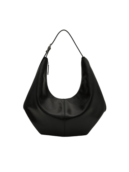 MOSSY HOBO BAG (LEATHER BLACK)