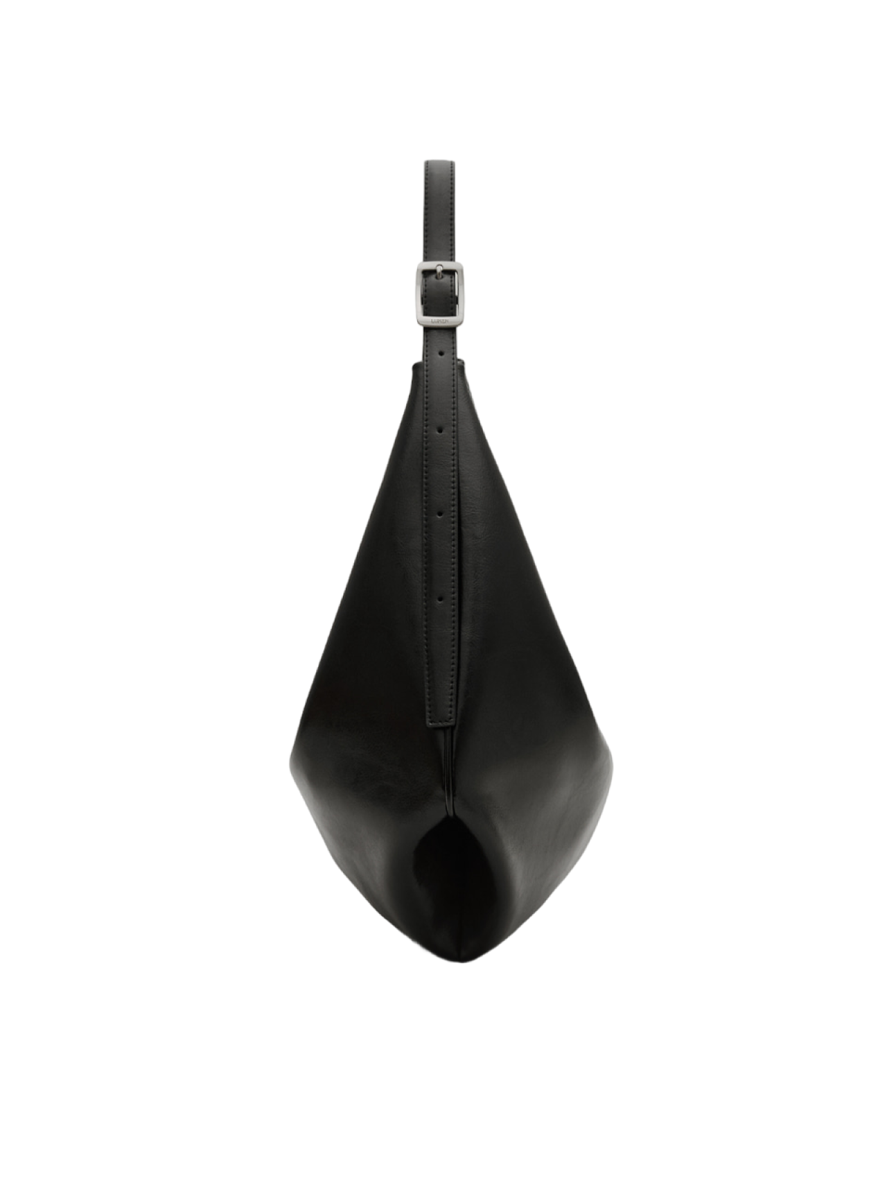 MOSSY HOBO BAG (LEATHER BLACK)