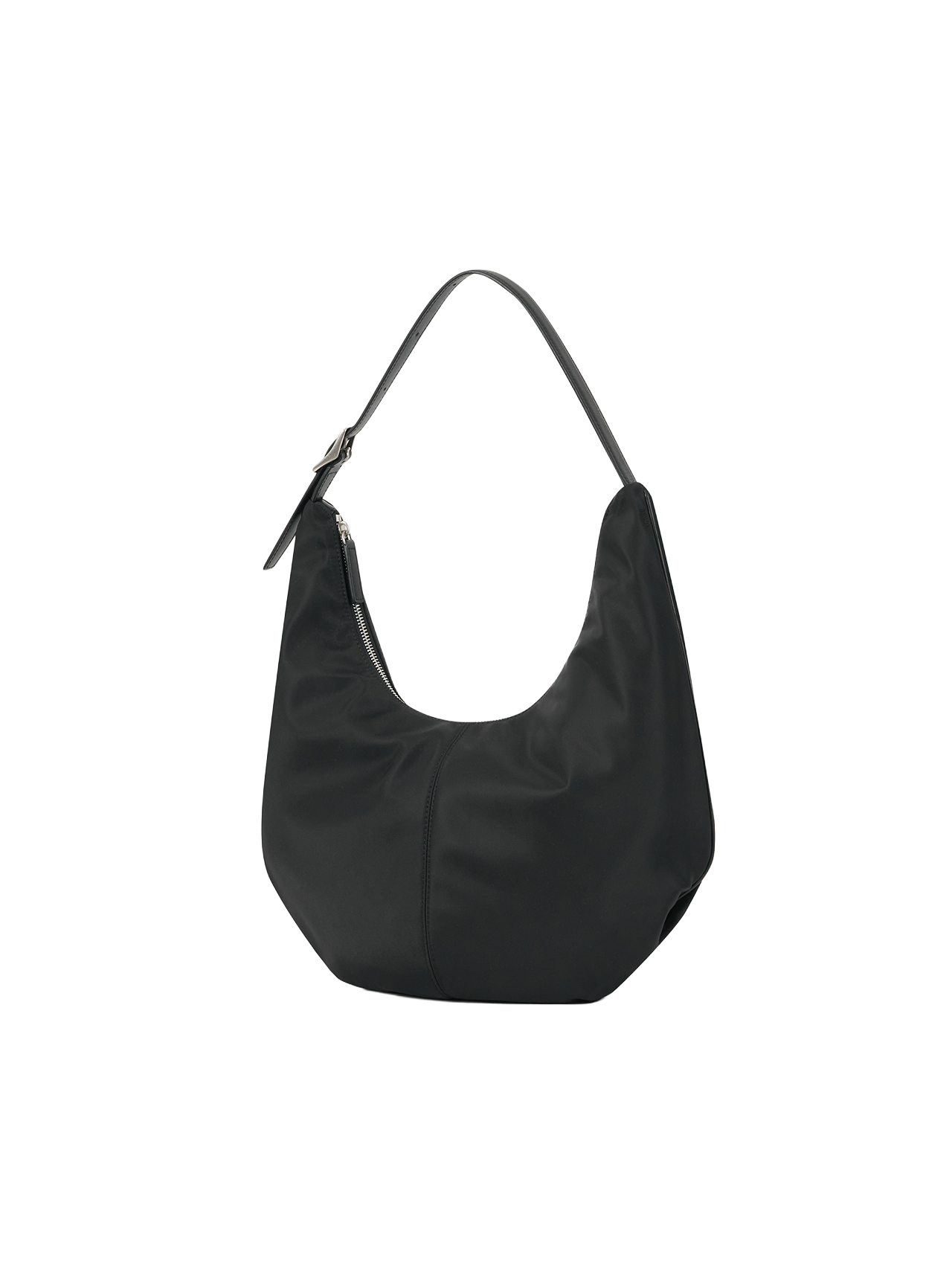 MOSSY HOBO BAG (NYLON BLACK)