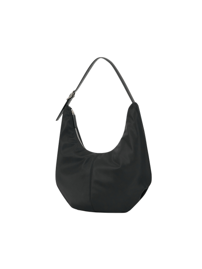 MOSSY HOBO BAG (NYLON BLACK)