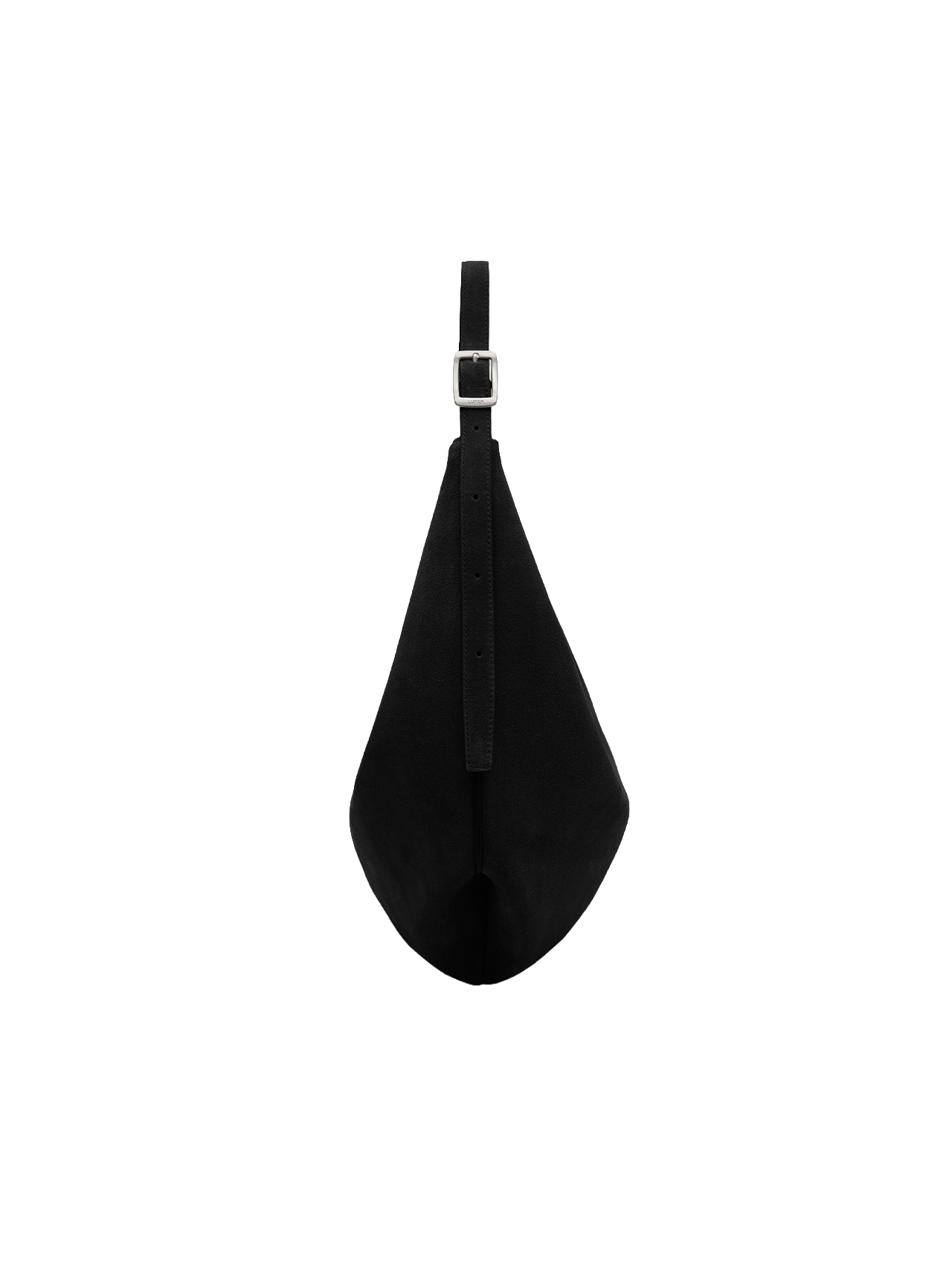 MOSSY HOBO BAG (SUEDE BLACK)