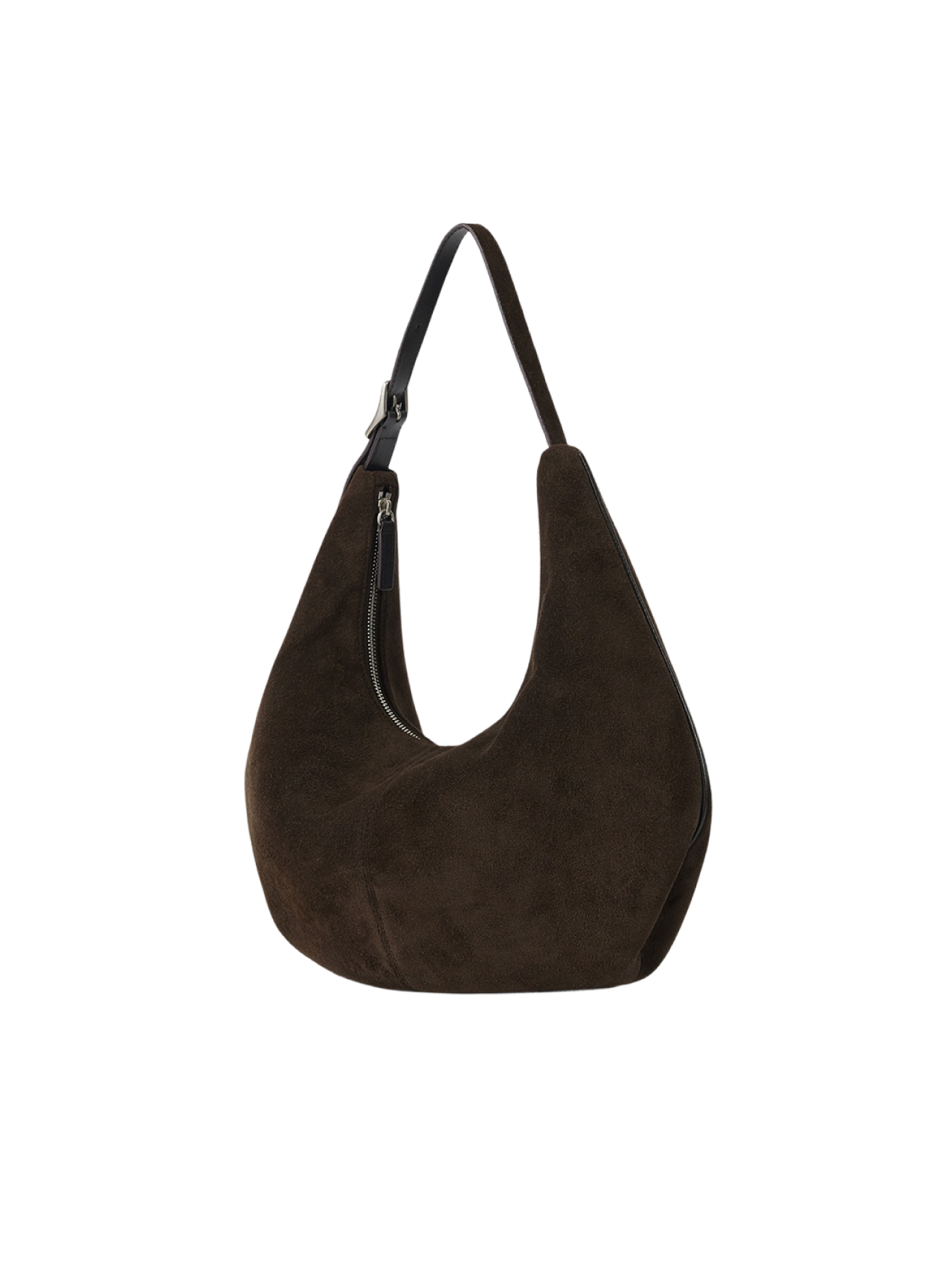 MOSSY HOBO BAG (SUEDE BROWN)