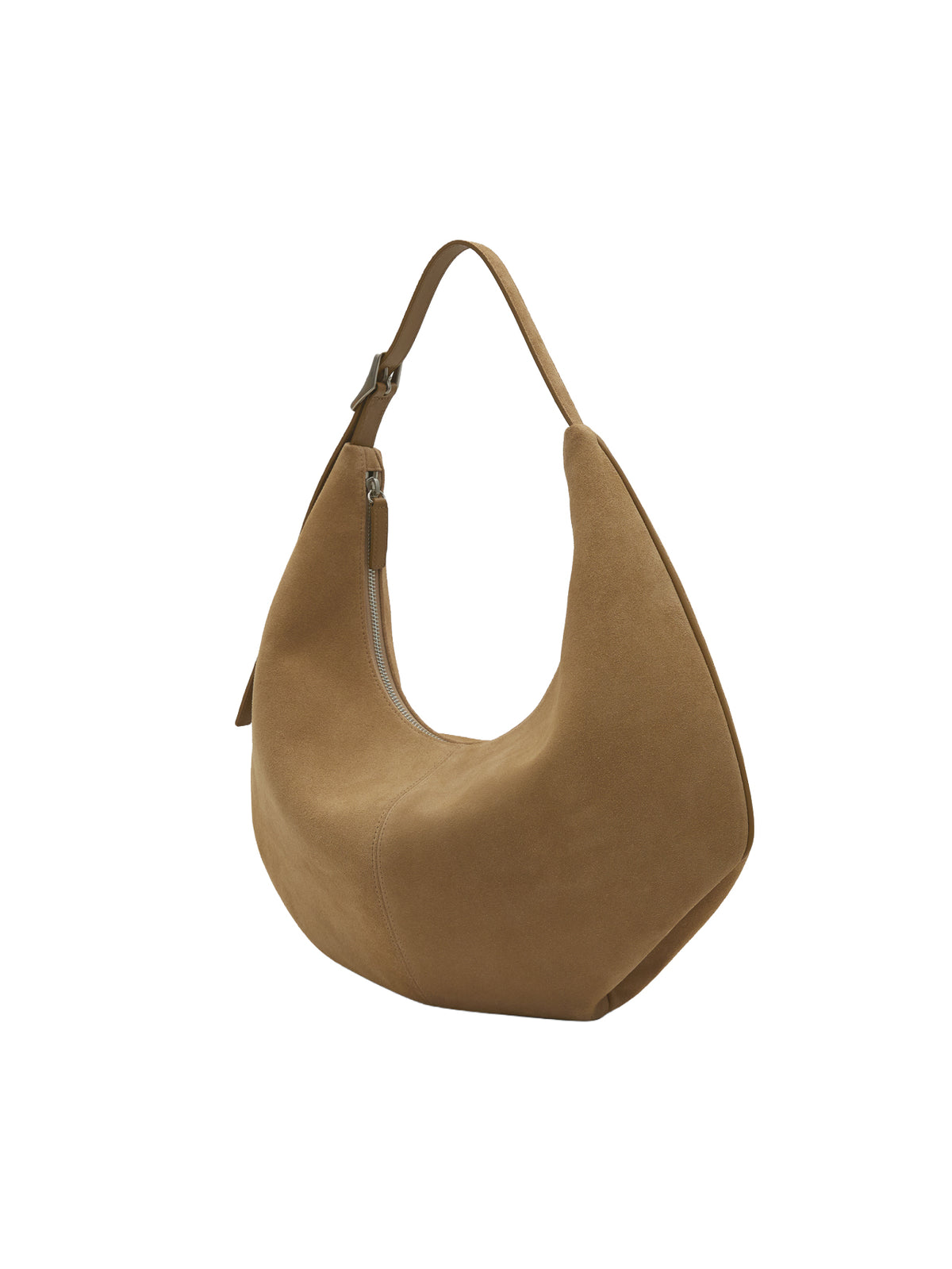 MOSSY HOBO BAG (SUEDE SAND)