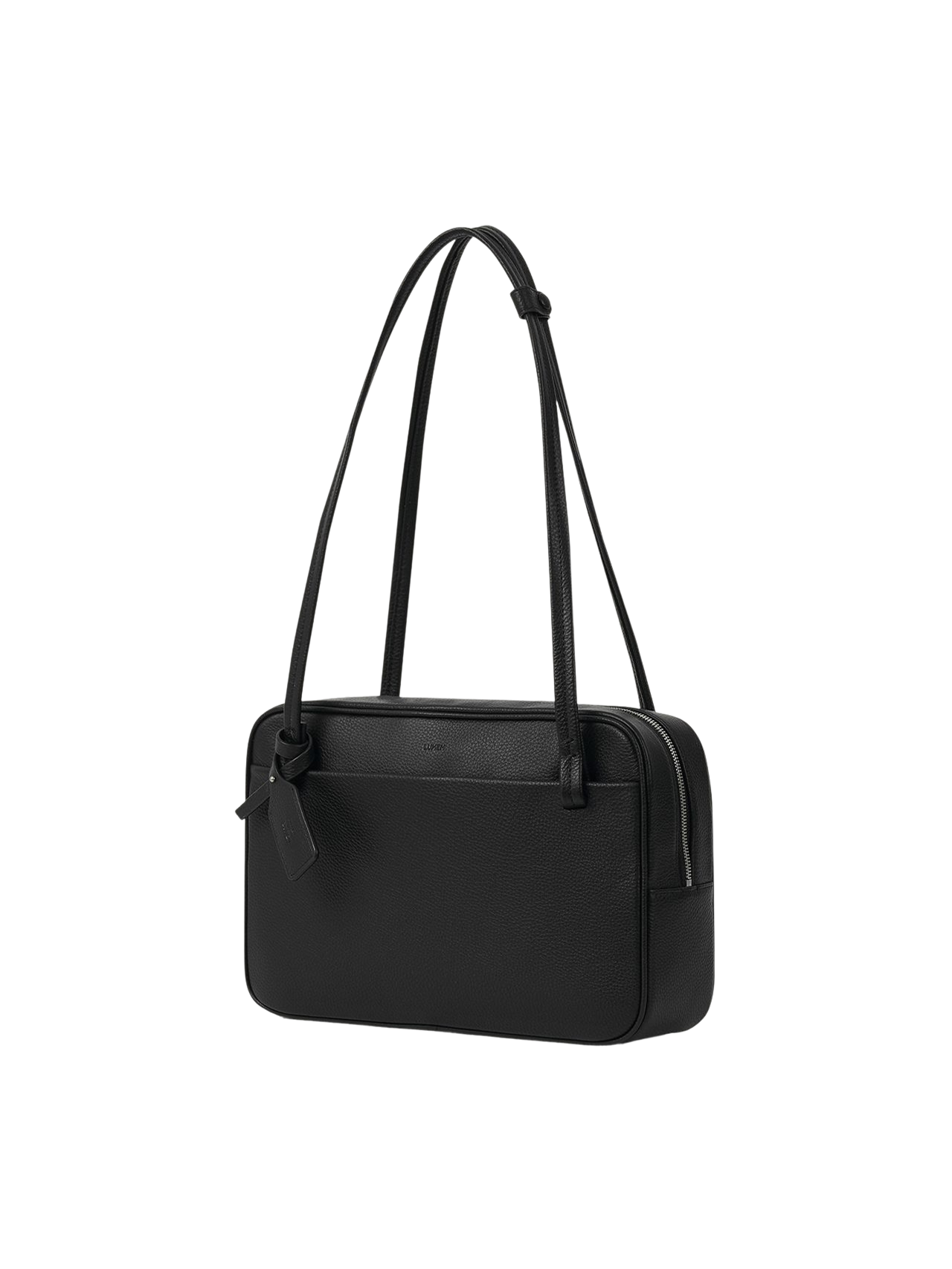 NADEL BOWLING SHOULDER BAG (SOFT BLACK)