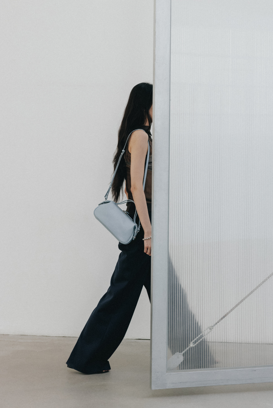 NADEL ZIP TOTE BAG (CERULEAN BLUE)