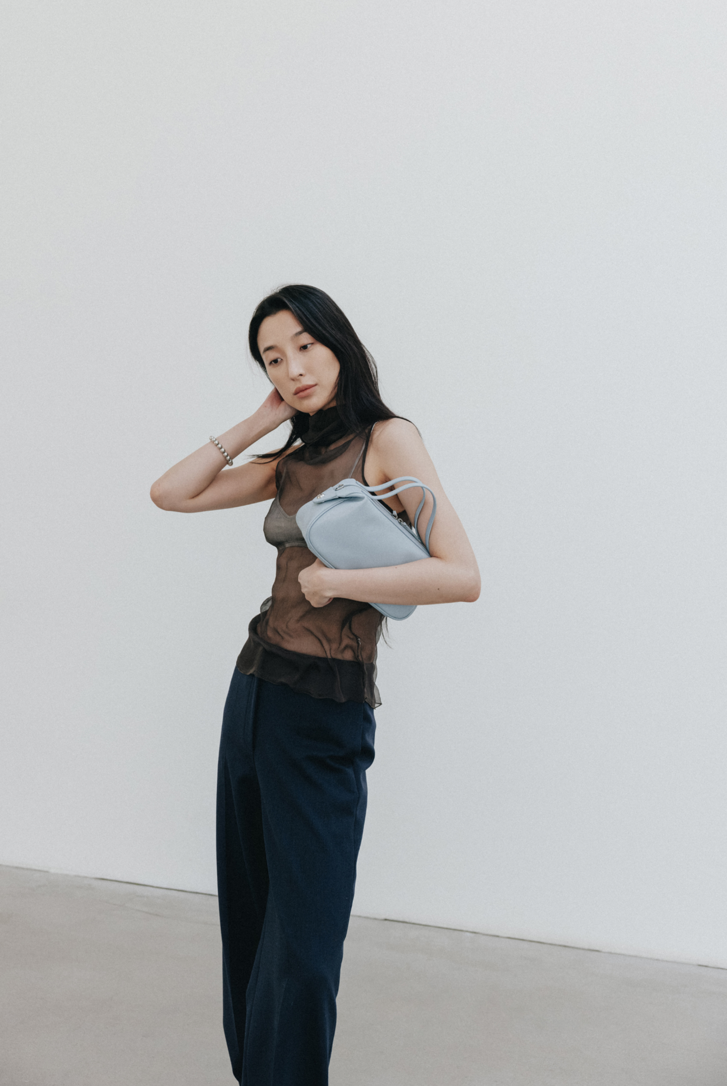 NADEL ZIP TOTE BAG (CERULEAN BLUE)