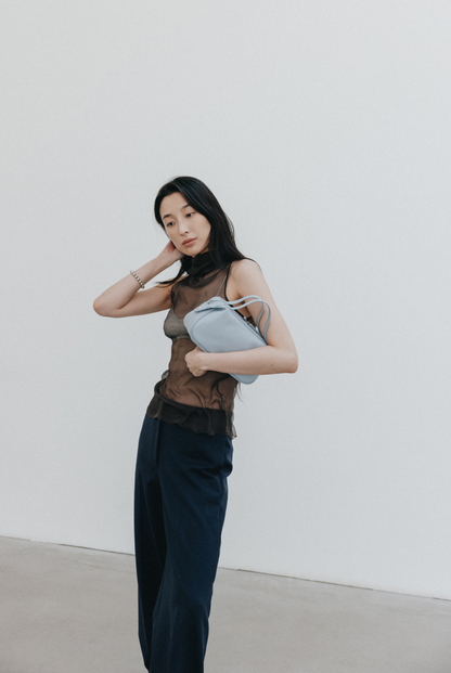 NADEL ZIP TOTE BAG (CERULEAN BLUE)