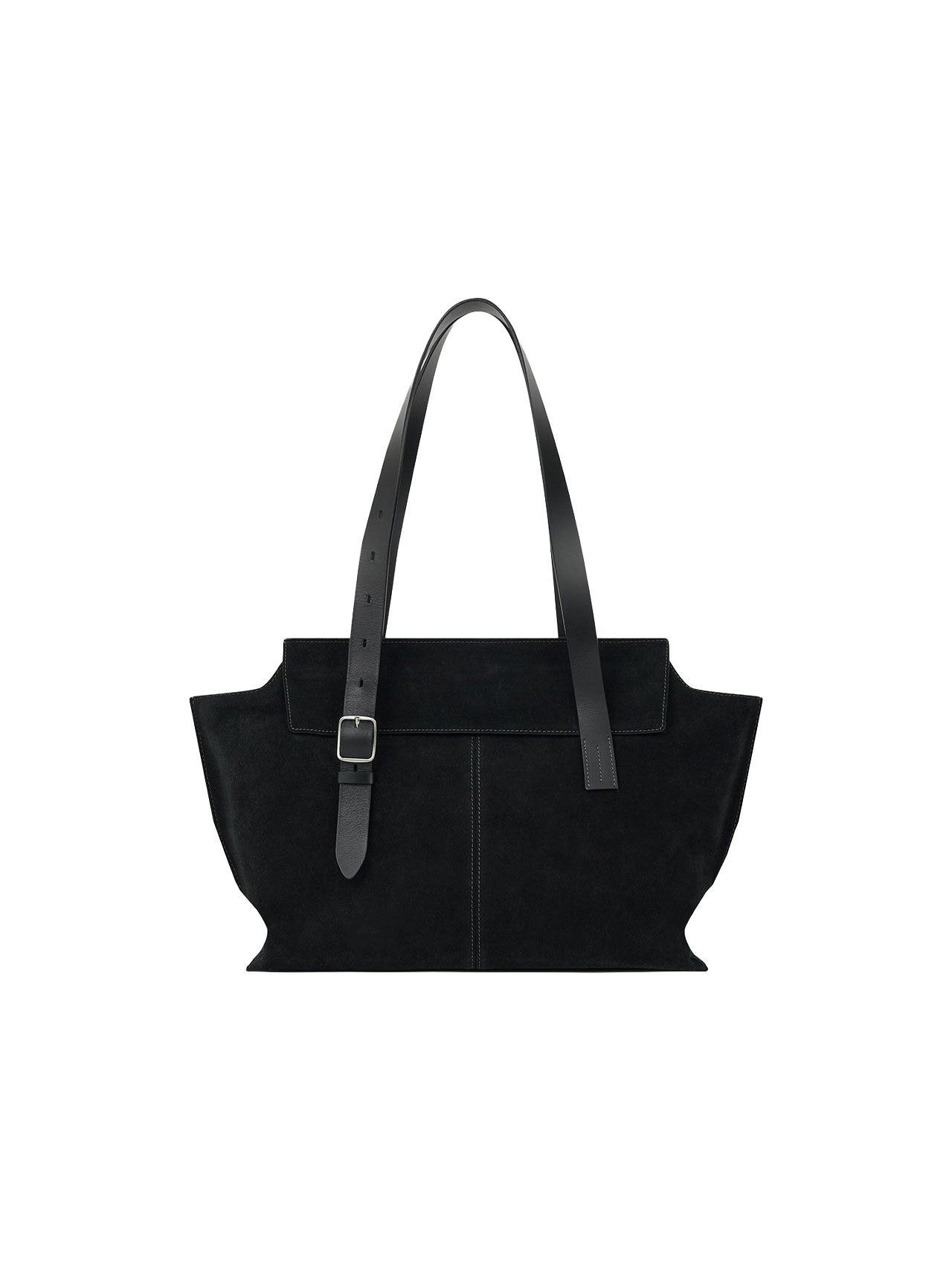 NOTE BUCKLE BAG (SUEDE BLACK)