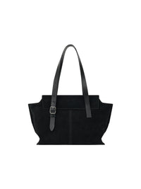 NOTE BUCKLE BAG (SUEDE BLACK)