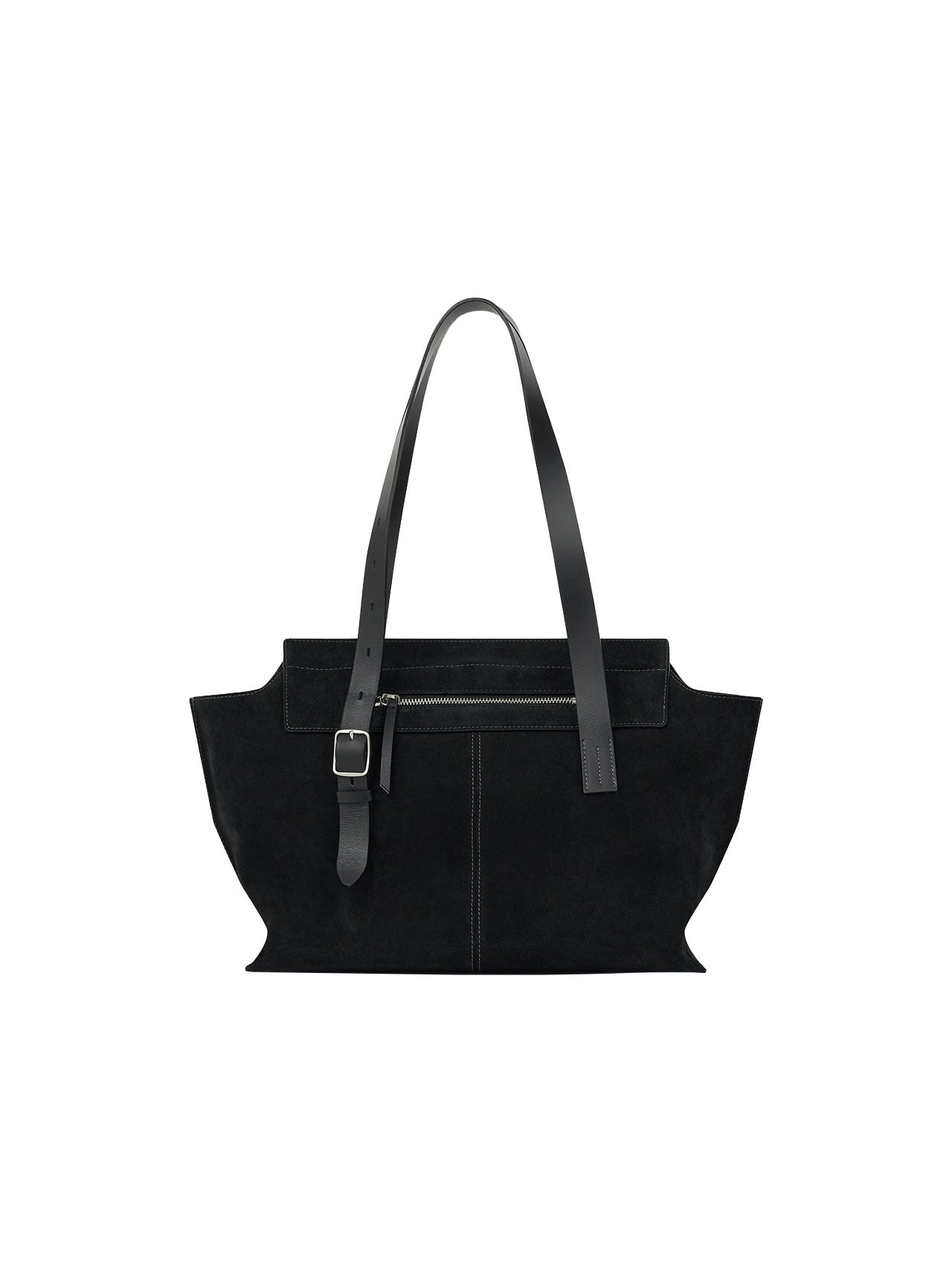 NOTE BUCKLE BAG (SUEDE BLACK)