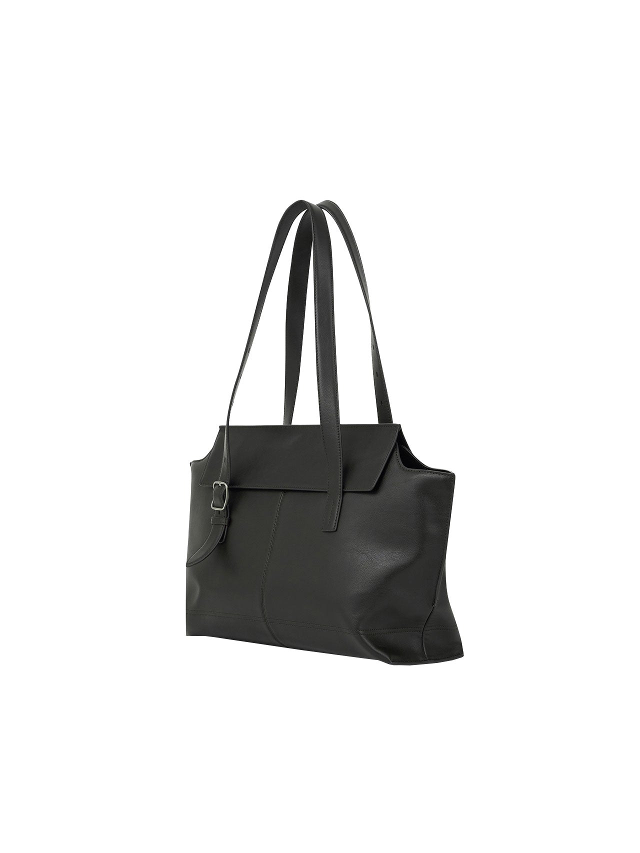 NOTE BUCKLE BAG (VINTAGE BROWN)