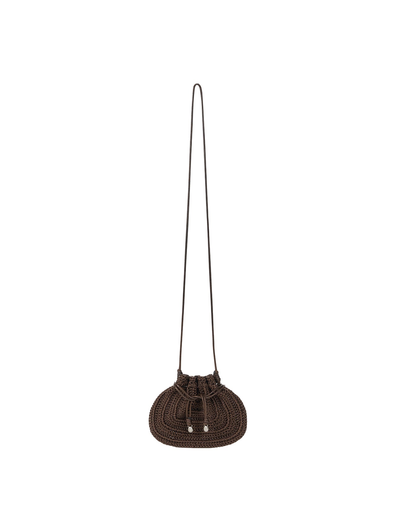 ORB CROCHET BAG (ORGAN BROWN)
