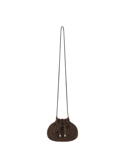 ORB CROCHET BAG (ORGAN BROWN)