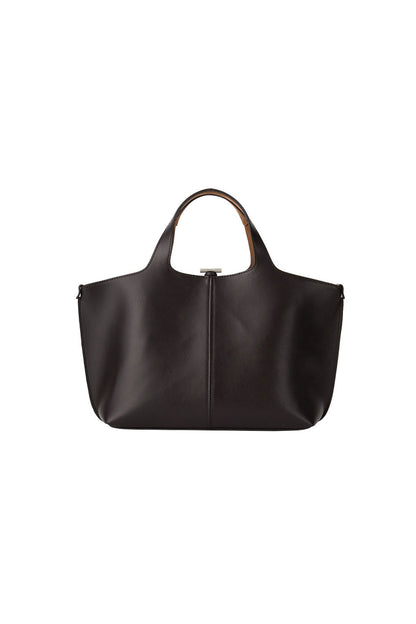 PANIER DOUX TOTE BAG (DARK BROWN)
