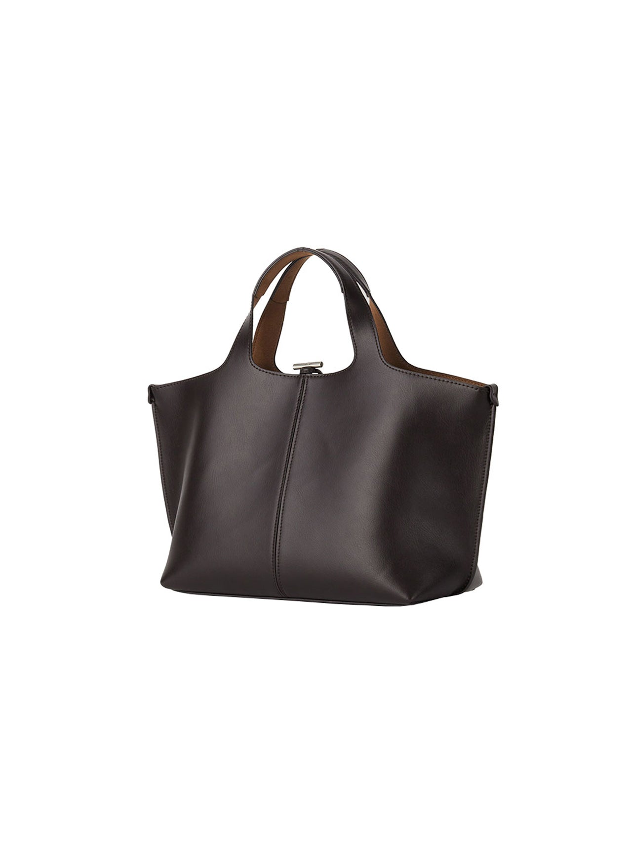 PANIER DOUX TOTE BAG (DARK BROWN)