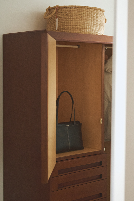 PANIER FLAP BAG (ORGAN BROWN)